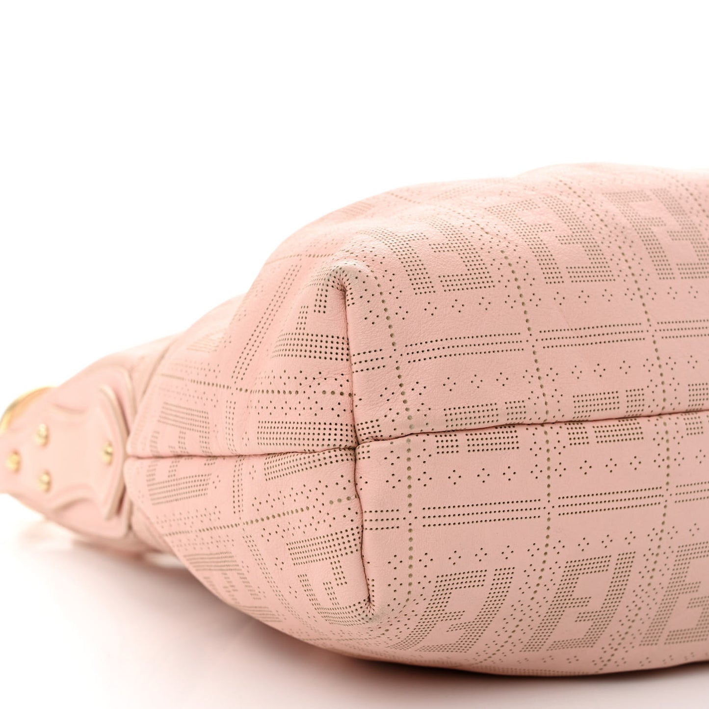 Calfskin Perforated Chef Hobo Pink