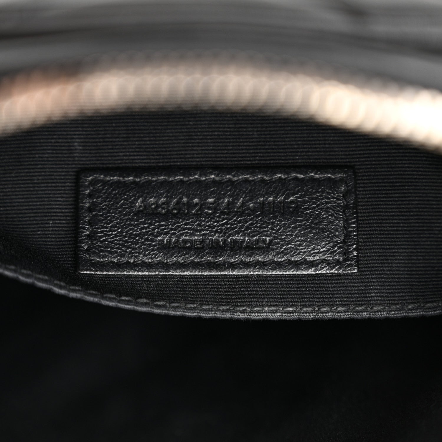 Saint Laurent Calfskin Matelasse Monogram Lou Camera Bag Black 7 of 14