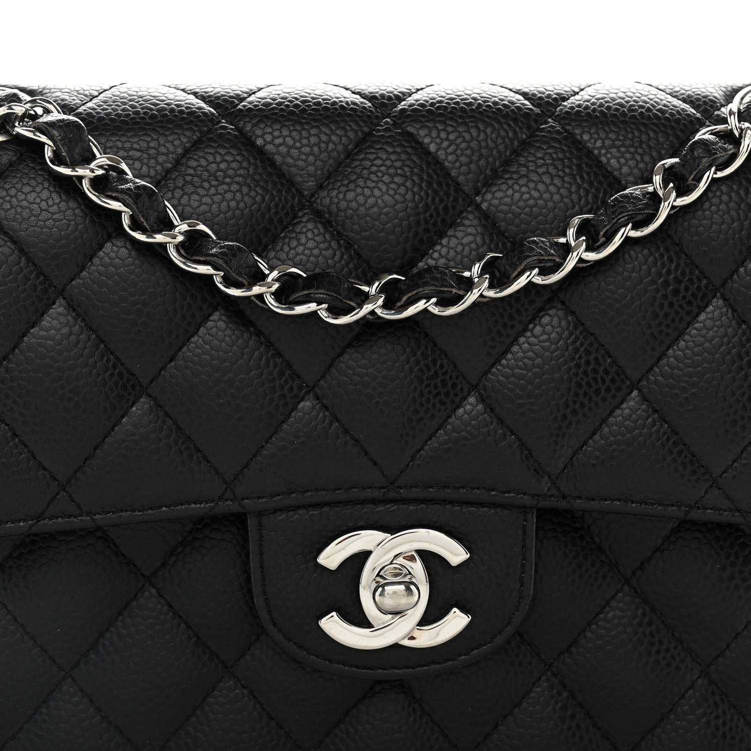 Chanel Caviar Quilted Small Double Flap Black 7 of 13