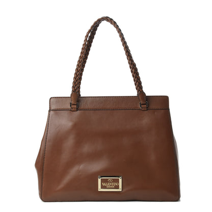 Valentino Garavani Vitello Demetra Satchel Brun 1 of 10