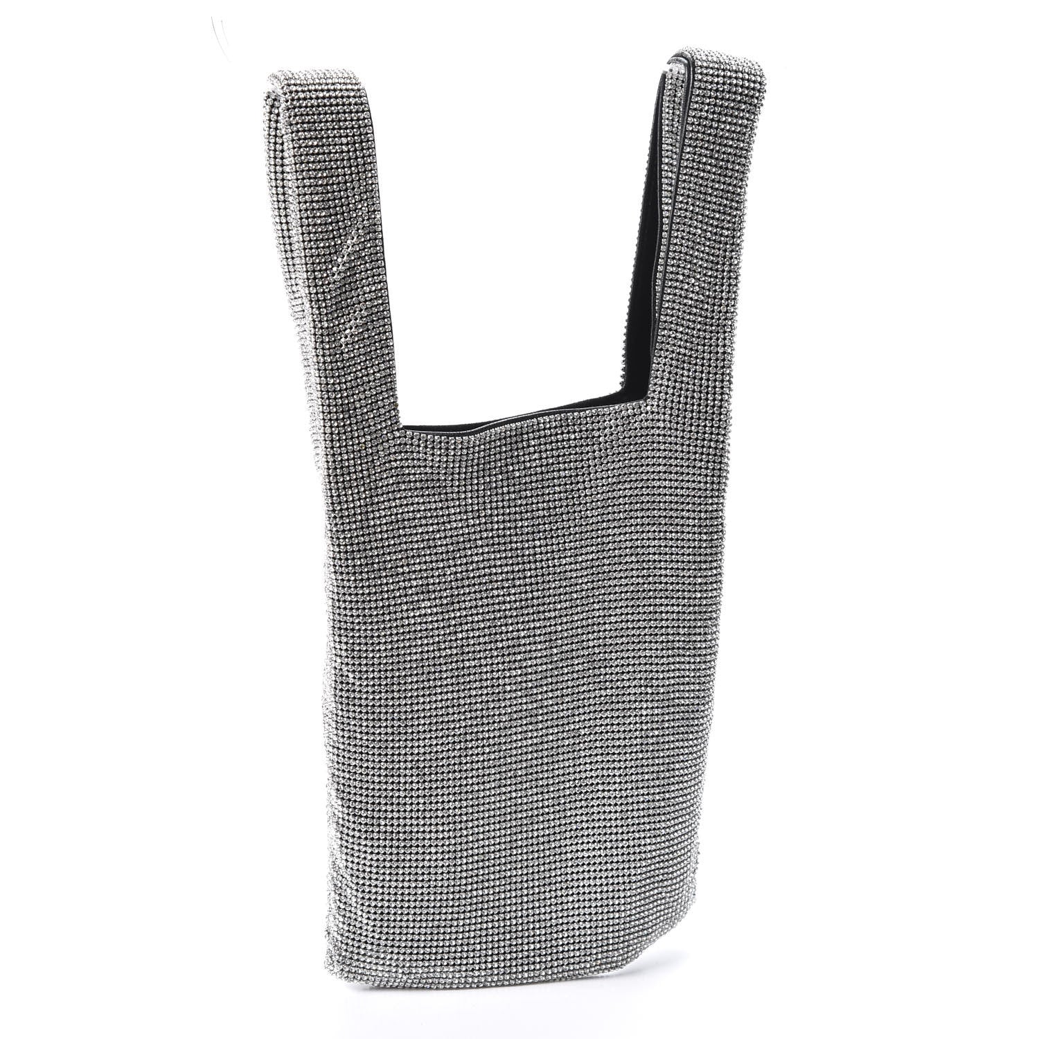 Alexander Wang Crystal Wanglock Mini Shopper Silver 2 of 8