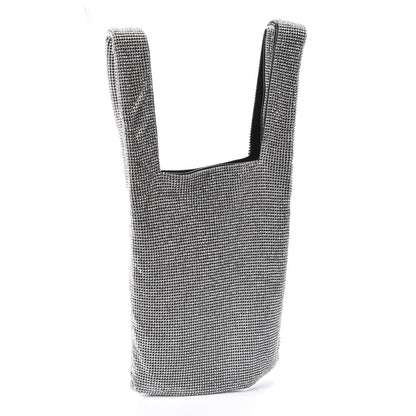 Alexander Wang Crystal Wanglock Mini Shopper Silver 2 of 8
