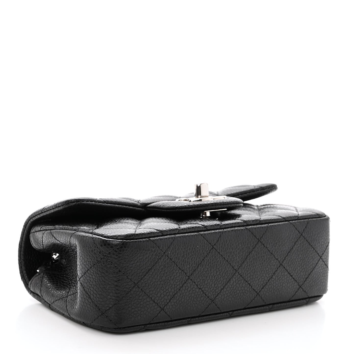 Caviar Quilted Extra Mini Flap Black