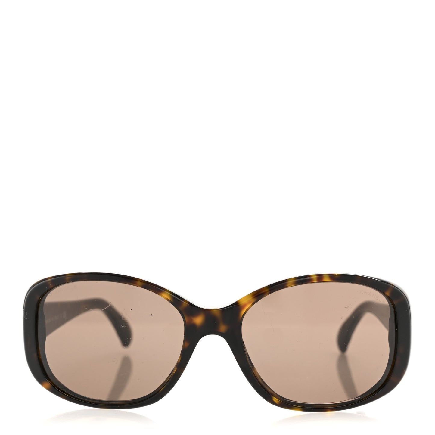 Quilted CC Sunglasses 5188 Tortoise