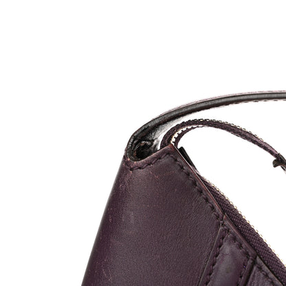 Gucci Calfskin Horsebit Embossed Glam Hobo Burgundy 17 of 17