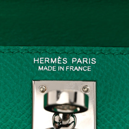 Hermes Epsom Mini Kelly Sellier 20 Vert Jade 6 of 11