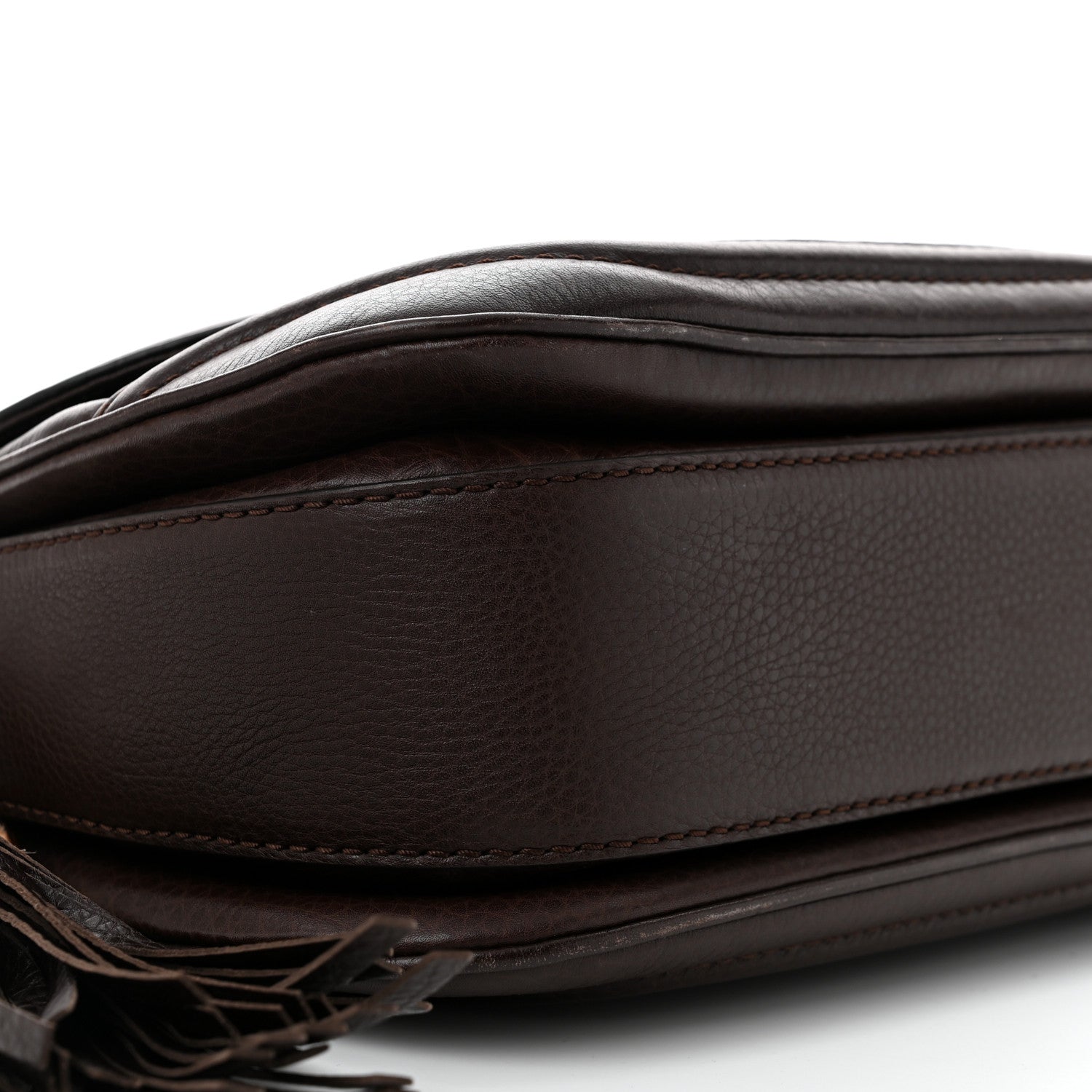 Gucci Calfskin Medium New Bamboo Top Handle Bag Brown 10 of 11