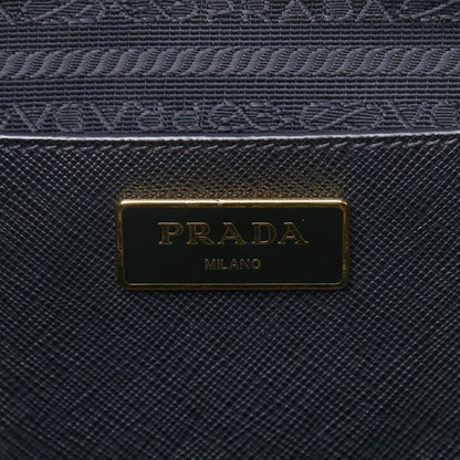 Prada Saffiano Medium Galleria Double Zip Tote Black 6 of 11