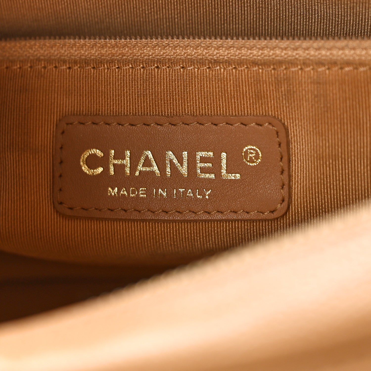 Chanel Caviar Quilted Timeless CC Shoulder Bag Beige 7 of 11