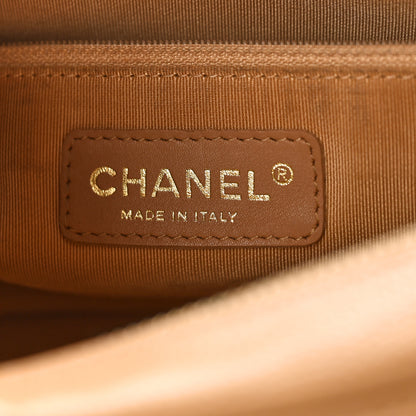 Chanel Caviar Quilted Timeless CC Shoulder Bag Beige 7 of 11