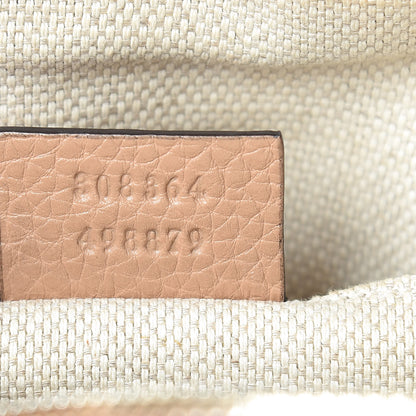Gucci Pebbled Calfskin Small Soho Disco Bag Rose Beige 7 of 16