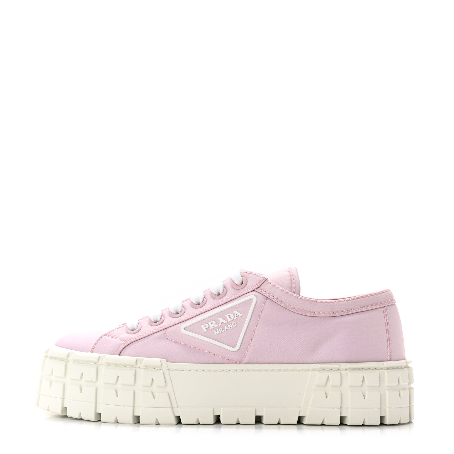 Prada Re-Nylon Gabardine Triangle Logo Double Wheel 50mm Sneakers 40 Alabastro 1 of 13