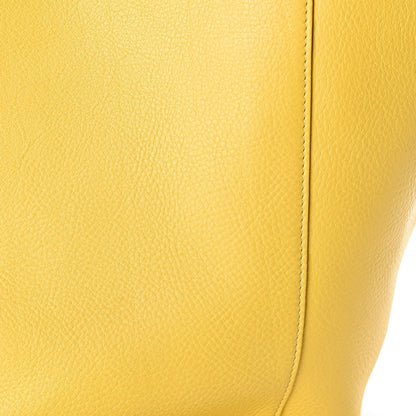 Celine Supple Calfskin Medium Horizontal Cabas Phantom Sun Yellow 9 of 12