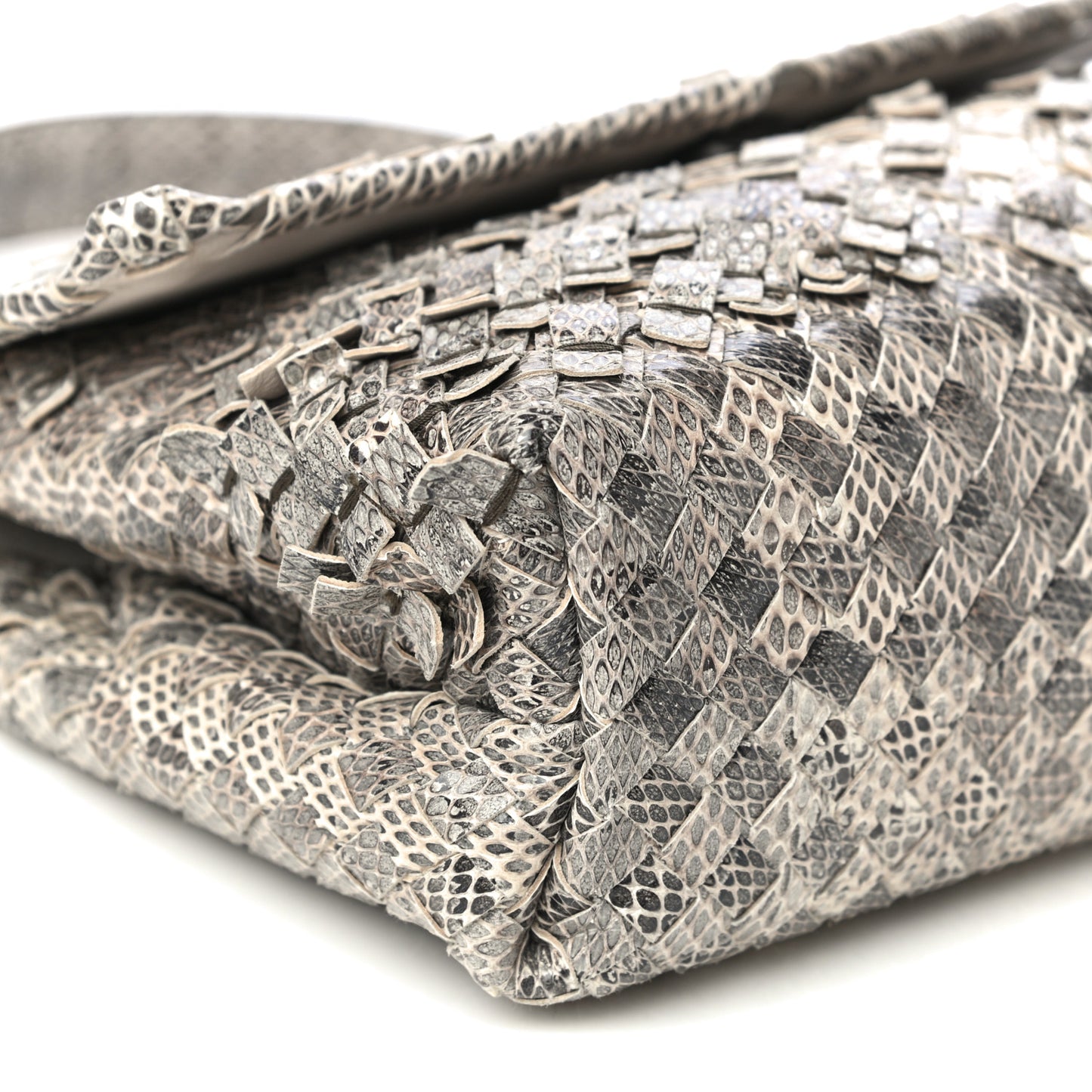 Tobu Ayers Intrecciato Small Olimpia Shoulder Bag Beige