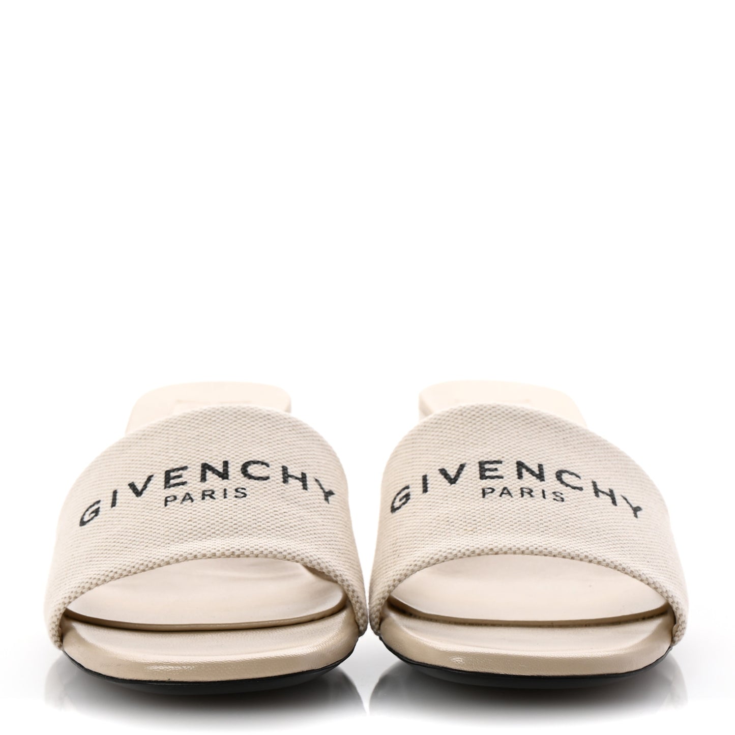 Cotton 4G Logo Mule Sandals 40 Beige