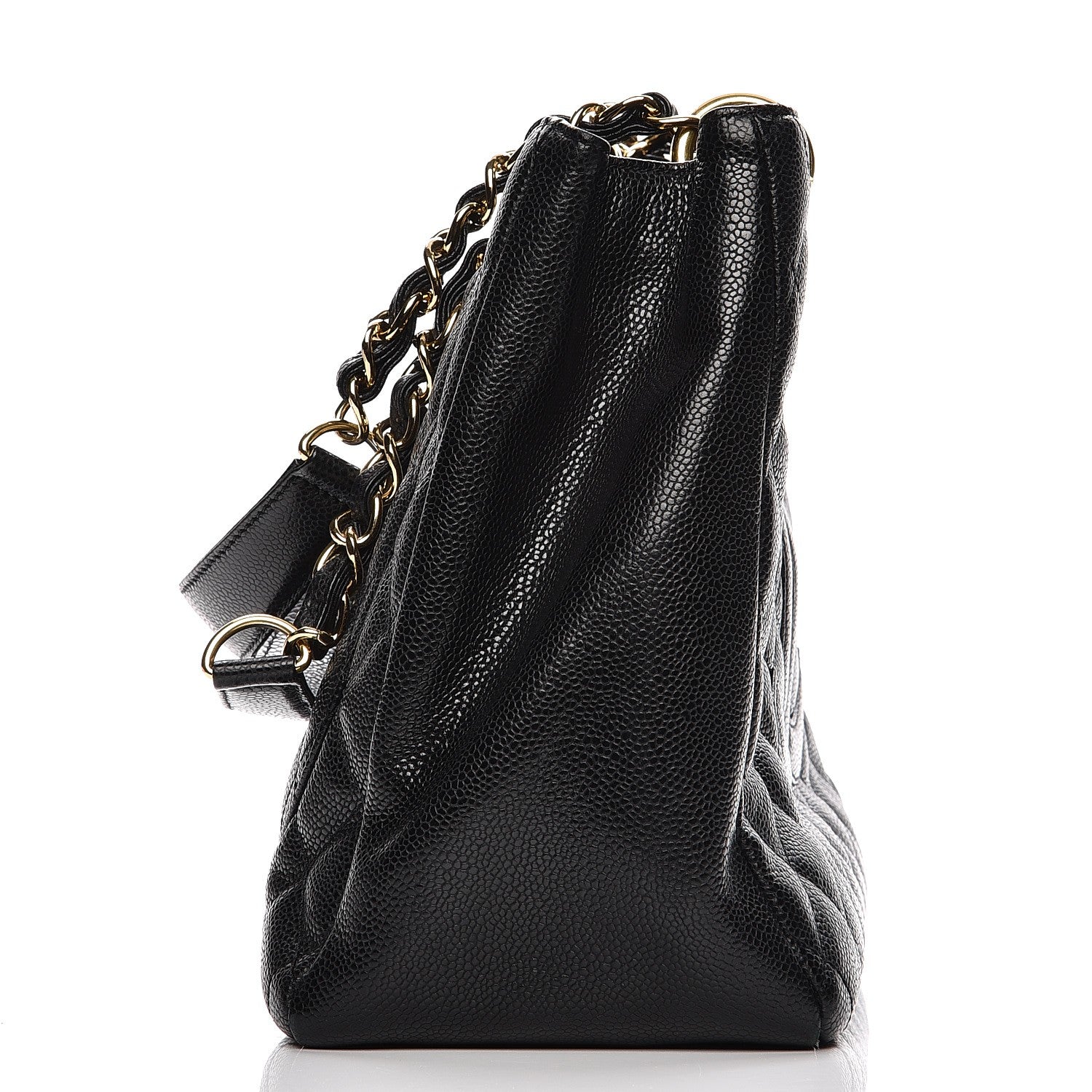 Chanel Caviar Quilted Grand Shopping Tote GST Black 12 of 12