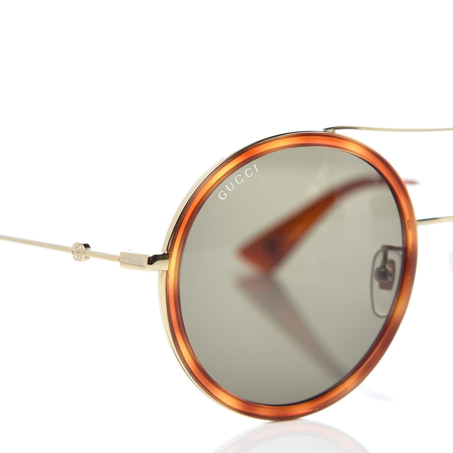 Round Sunglasses GG0061S Tortoise