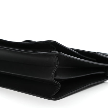 Balenciaga Calfskin Triangle Flap Shouder Bag Black 10 of 10