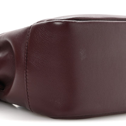 Saint Laurent Lambskin Matelasse Monogram Mini Jamie Shoulder Pouch Bag Rouge Cabernet 9 of 10