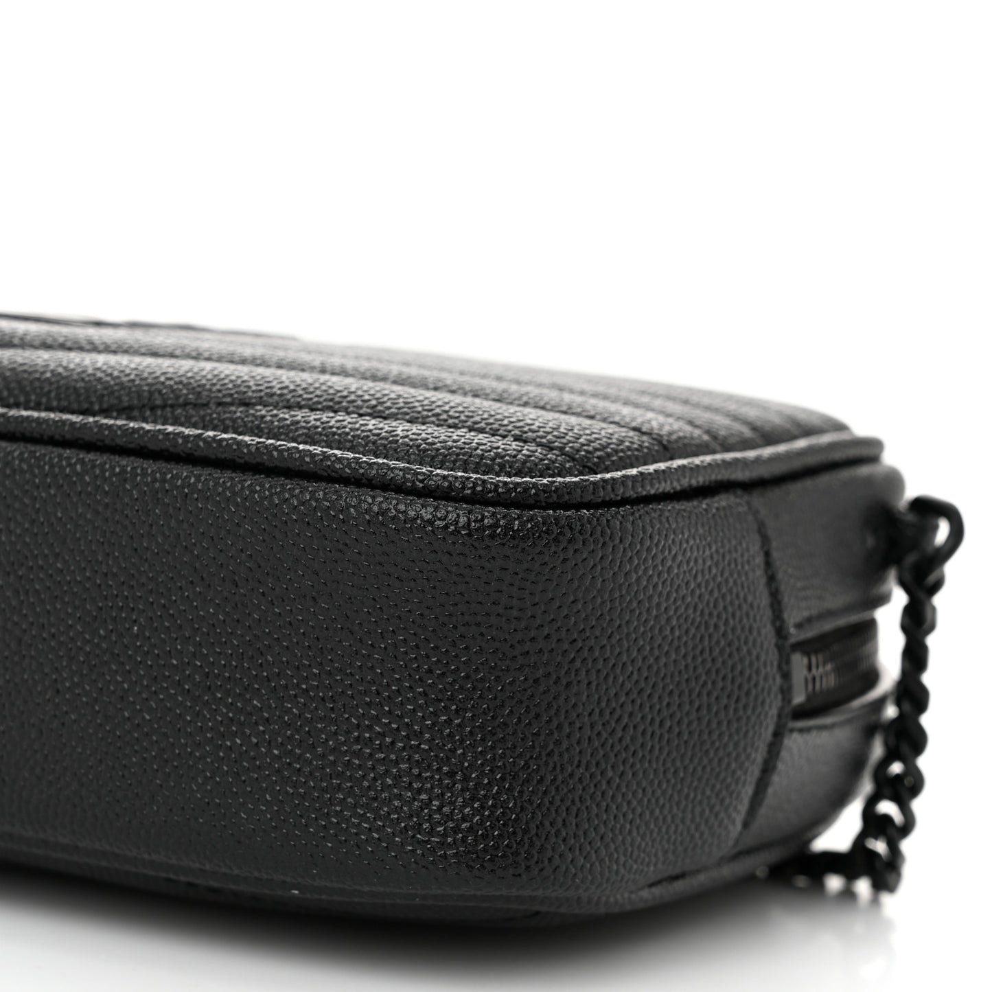 Grain De Poudre Matelasse Monochrome Monogram Mini Lou Camera Bag Black