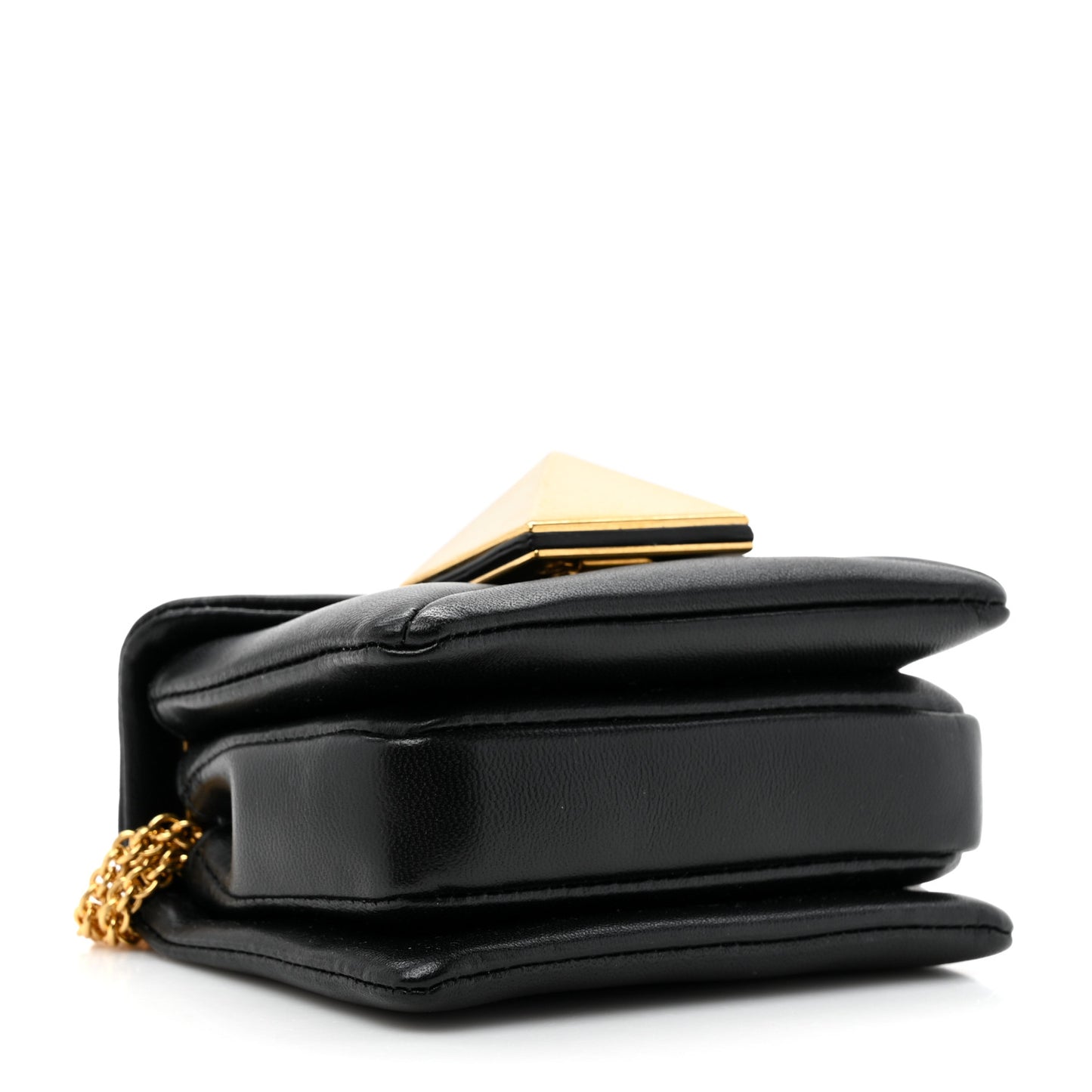 Nappa Micro One Stud Chain Bag Black