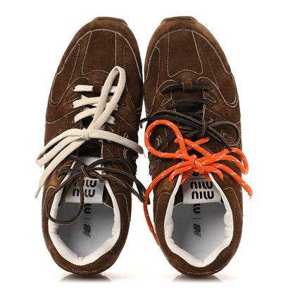Miu Miu X NEW BALANCE Suede 530 SL Sneakers 40.5 Cinnamon 2 of 10