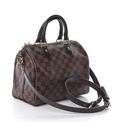 Louis Vuitton Damier Ebene Speedy Bandouliere 25 3 of 9