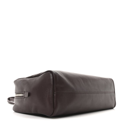 The Row Nappa Astra Bowling Bag Burgundy Ans 4 of 9