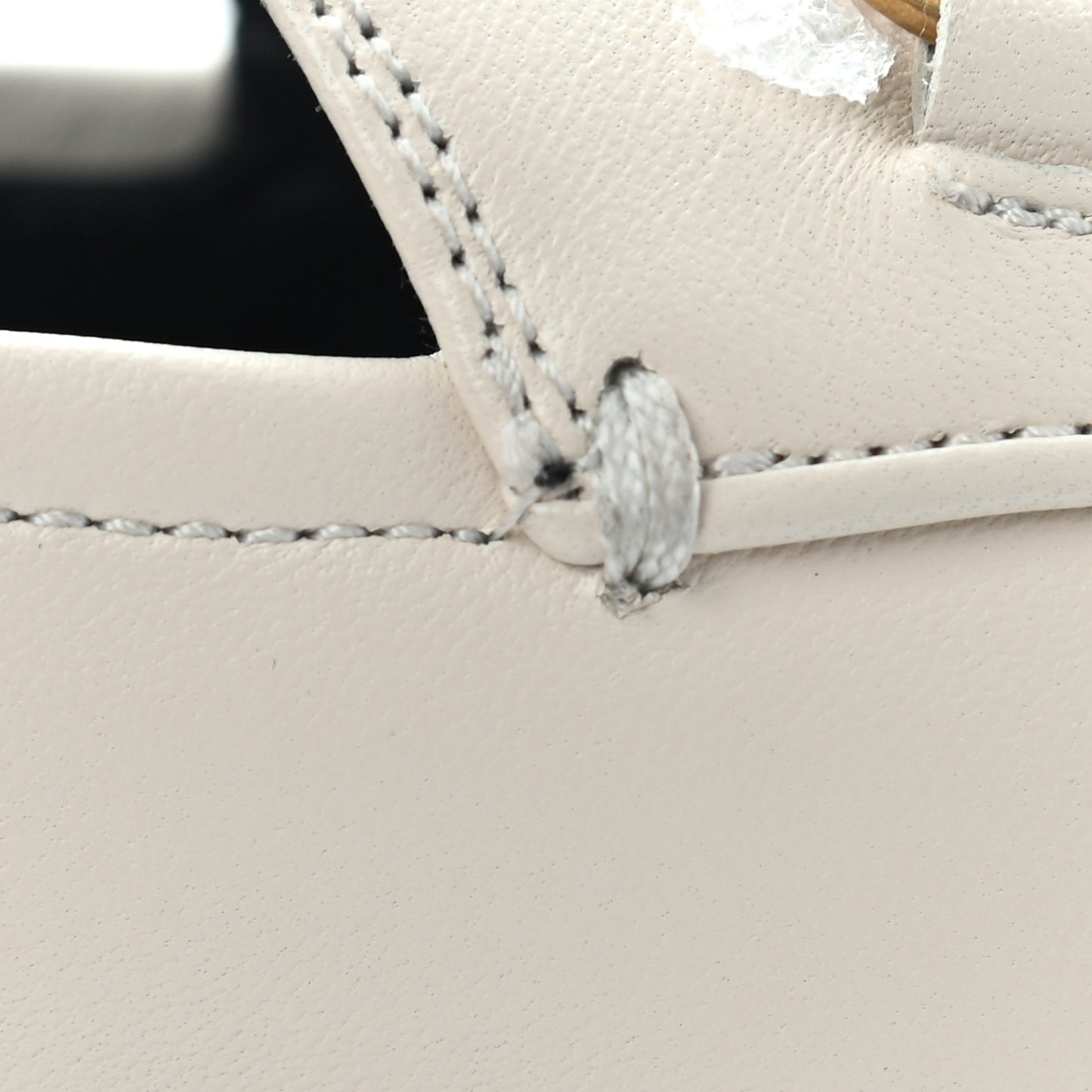 Lambskin Womens Brixton Horsebit Loafers 36.5 Mystic White