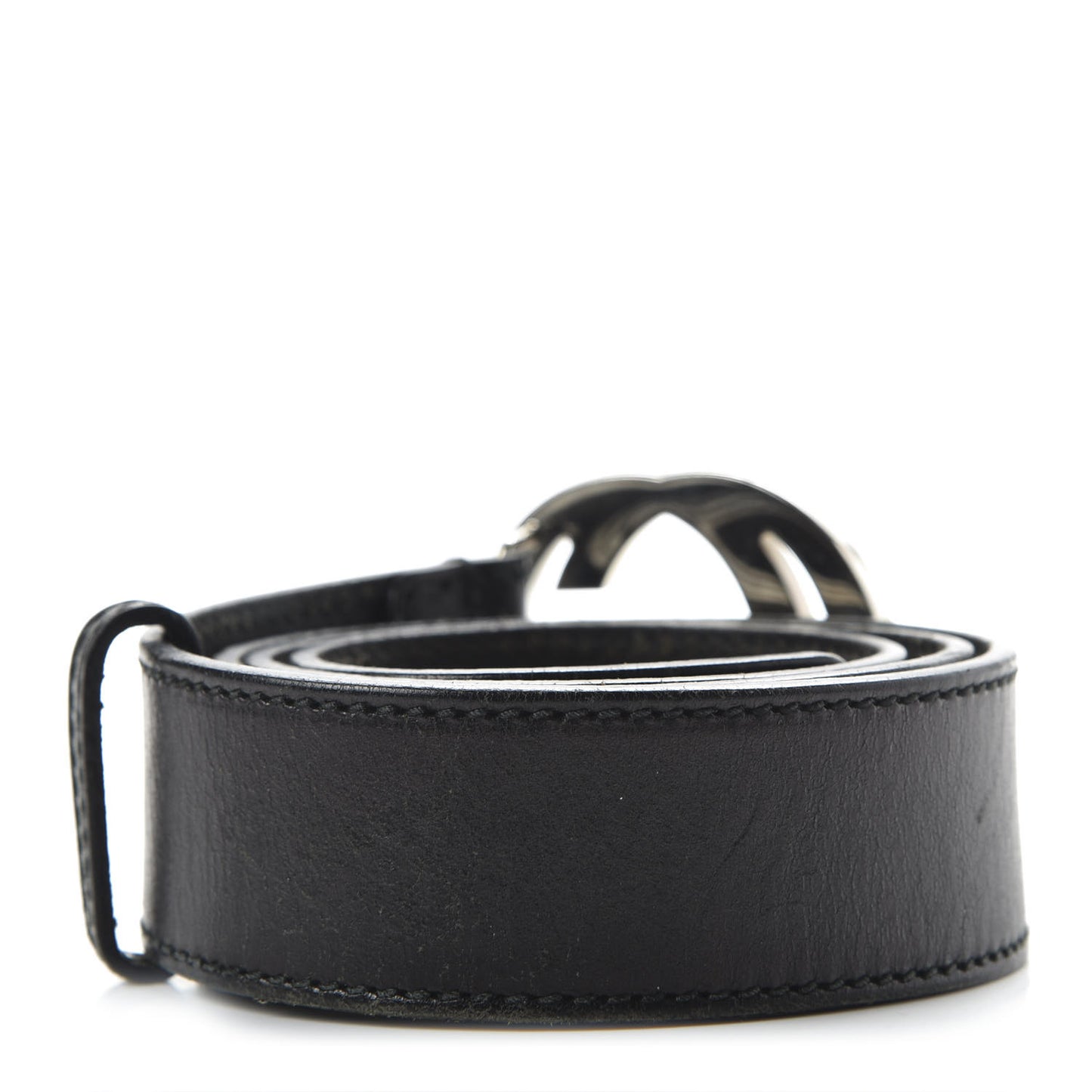 Calfskin Interlocking G Belt 95 38 Black