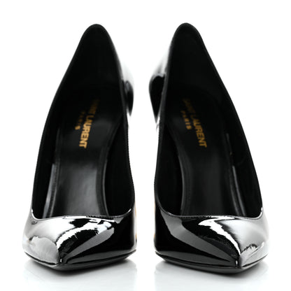 Saint Laurent Patent Opyum 110 Pumps 39 Black Gold 2 of 8