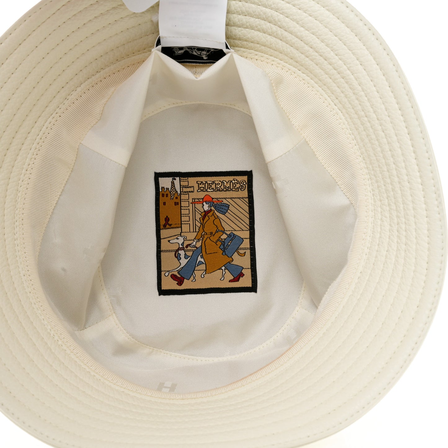 Cerf Lourd Calvi Bucket Hat 56 White Casse