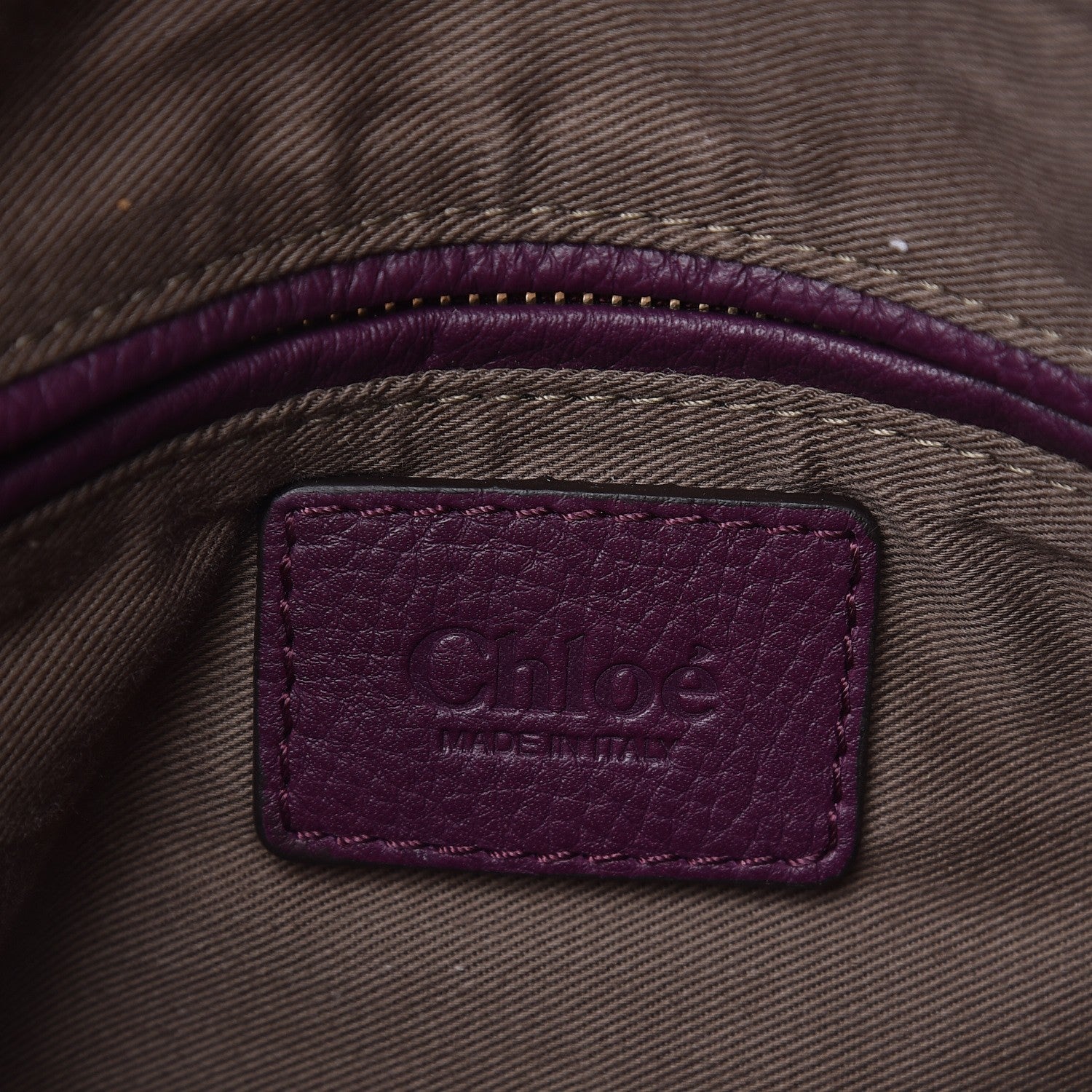 Chloe Calfskin Small Marcie Satchel Intense Violine 7 of 10