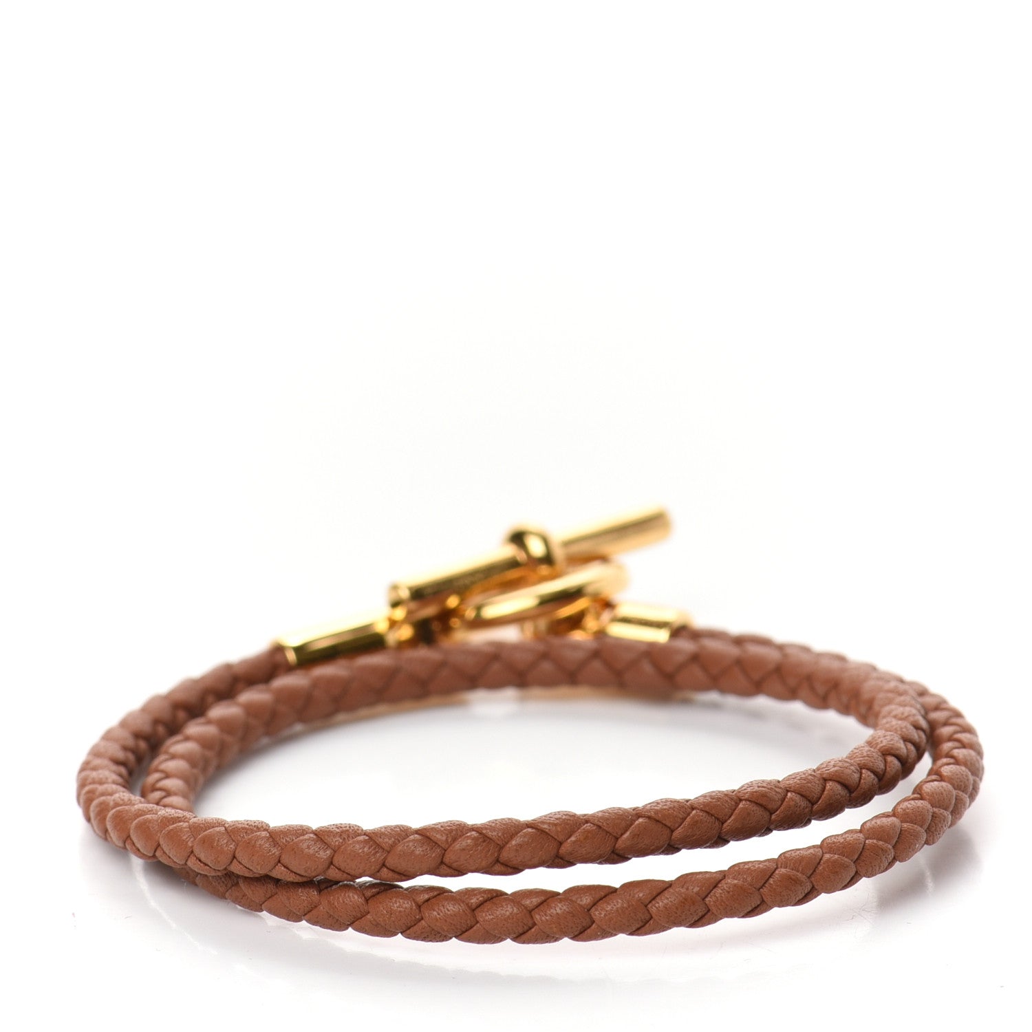 Hermes Swift Glenan Double Tour Bracelet T1 Gold 3 of 4