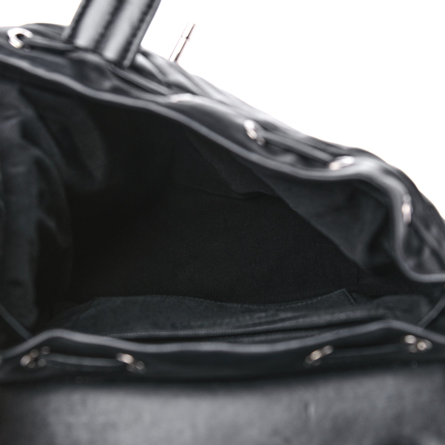 Chanel Calfskin Chevron Quilted Small Urban Spirit Backpack Black 4 of 13