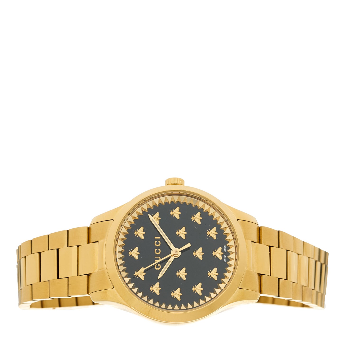 Stainless Steel 32mm G-Timeless Bee Quartz Watch Black
