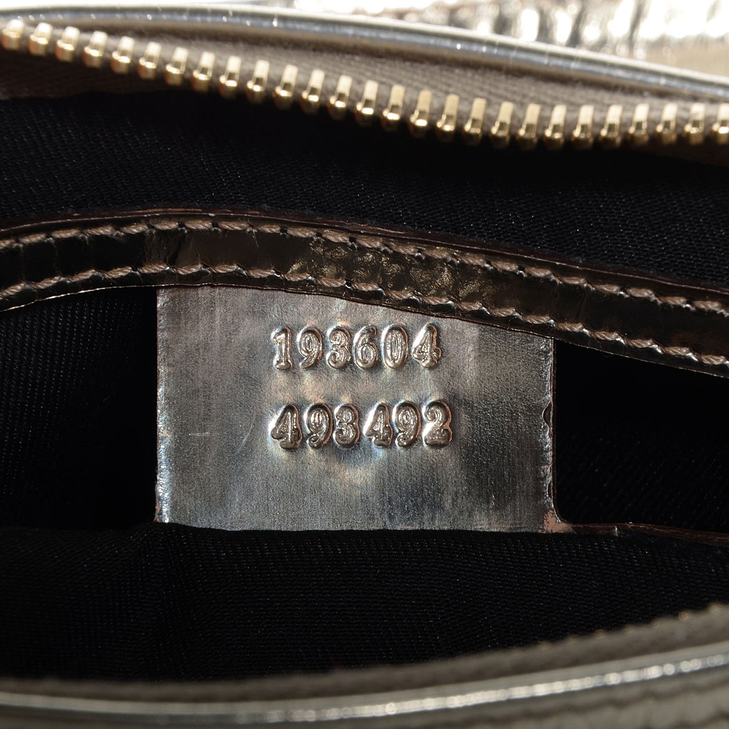 GG Plus Monogram Small Joy Boston Metallic