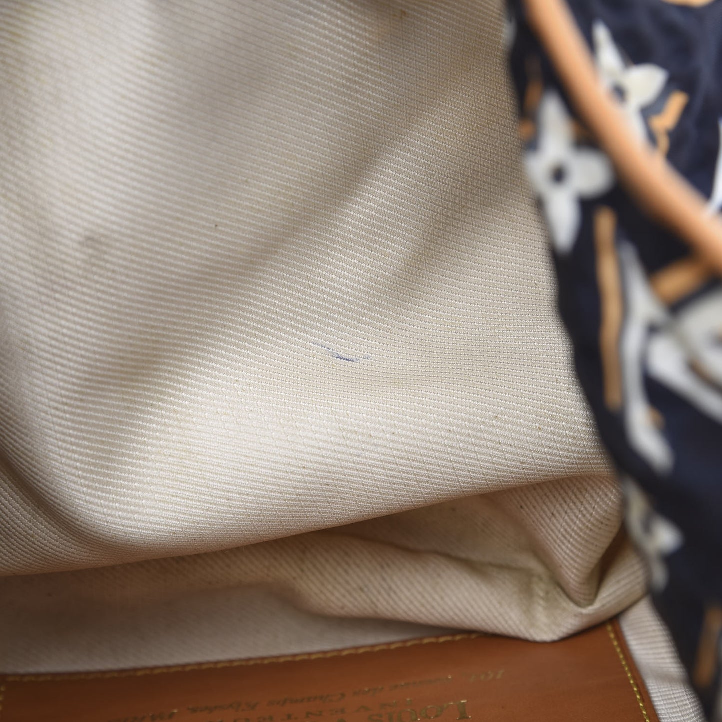 Nylon Monogram Cruise Bulles MM Navy