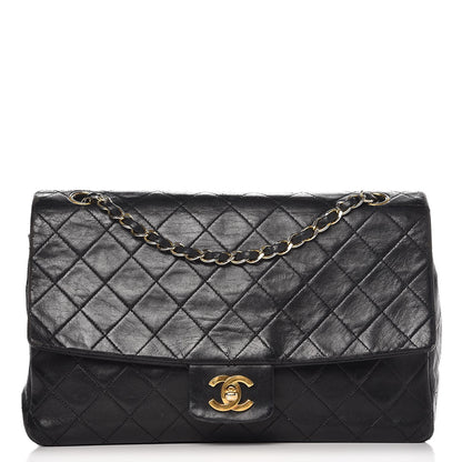 Chanel Lambskin Quilted Medium Flap Black 1 of 12