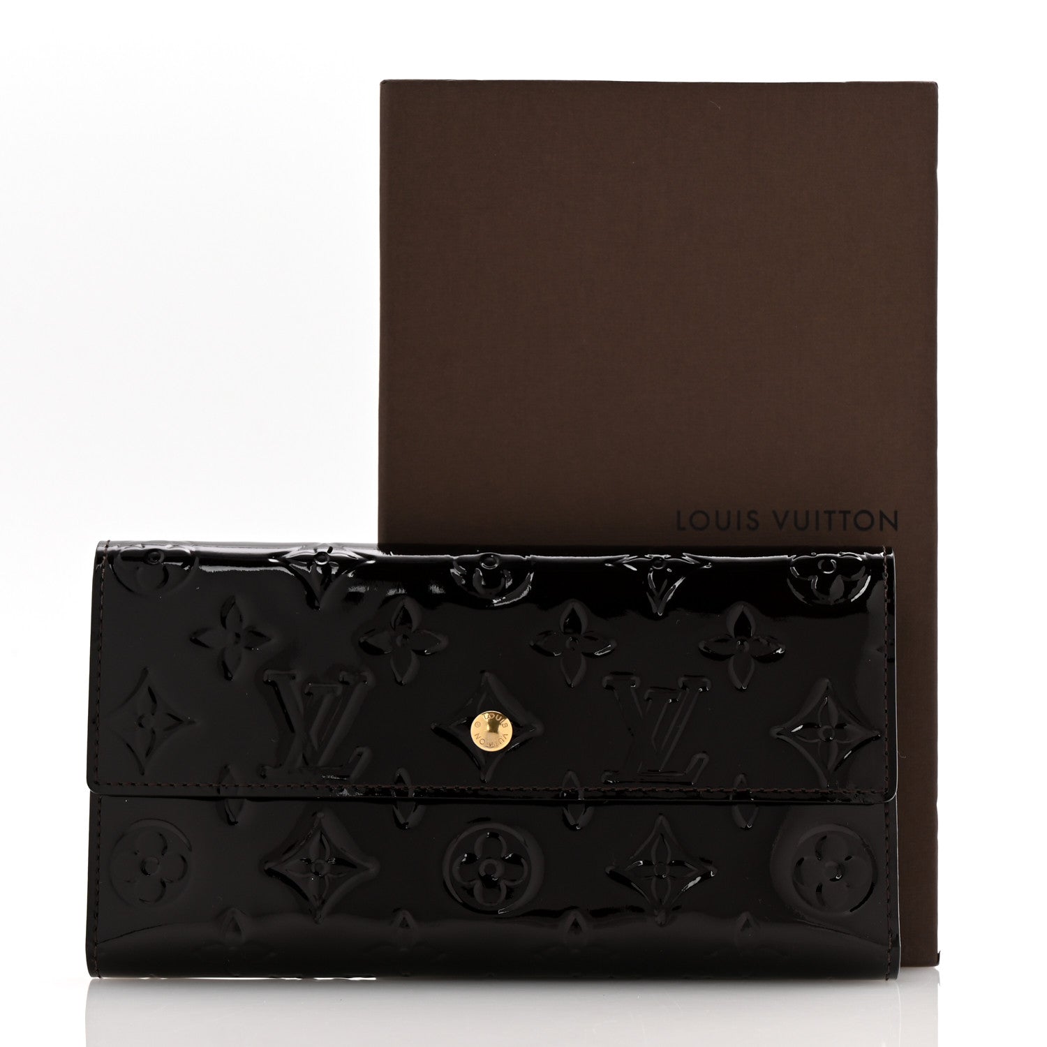 Louis Vuitton Vernis Porte Tresor International Wallet Amarante 9 of 9