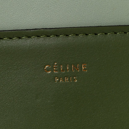 Celine Shiny Smooth Calfskin Medium Frame Shoulder Bag Olive Pastel Green 5 of 12