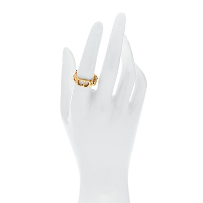 Christian Dior Metal Danseuse Etoile Chain Ring 57 8 Gold 2 of 4