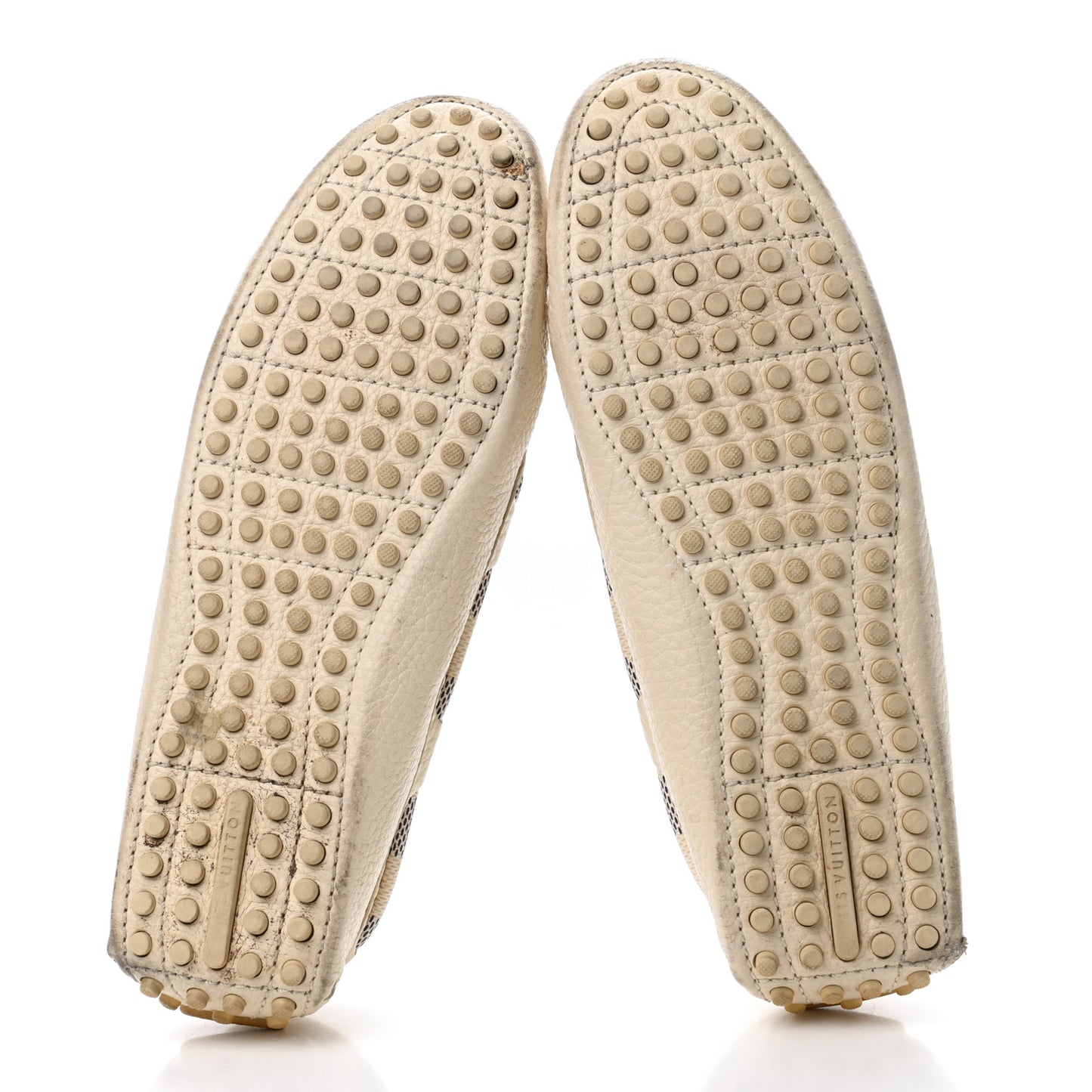 Calfskin Damier Azur Gloria Loafers 37
