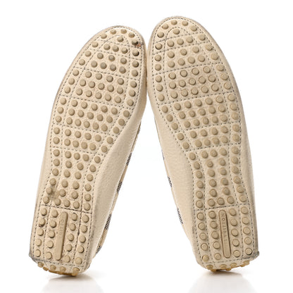 Louis Vuitton Calfskin Damier Azur Gloria Loafers 37 4 of 5