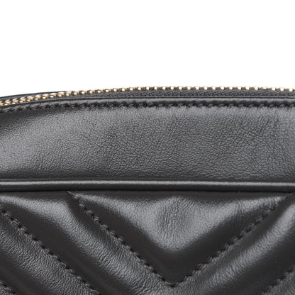 Saint Laurent Calfskin Matelasse Monogram Lou Camera Bag Dark Smog 5 of 5
