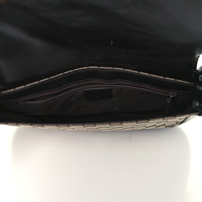 Gucci Monogram Wooden Chain Flap Brown 6 of 12