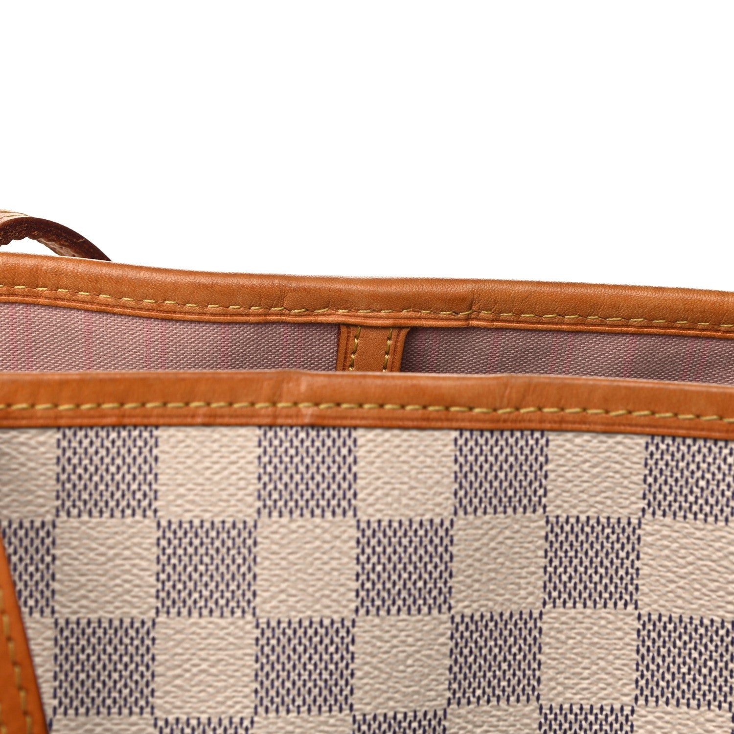 Louis Vuitton Damier Azur Neo Neverfull MM Rose Ballerine 10 of 16