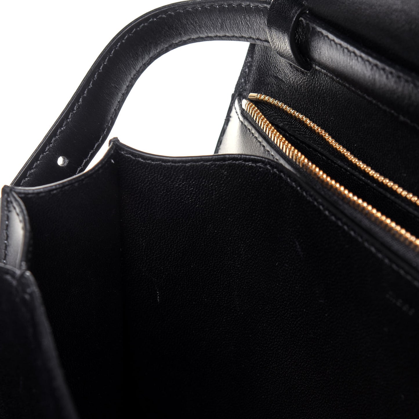 Box Calfskin Medium Classic Box Flap Bag Black