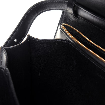 Celine Box Calfskin Medium Classic Box Flap Bag Black 13 of 20