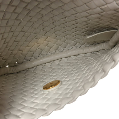 Bottega Veneta Nappa Intrecciato Cobble Messenger Bag White 5 of 10